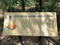 Image for History of Alpine Groves Park