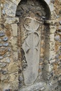 Image for Stone Coffin Lid, St.Andrew's Church, Heybridge Street, Heybridge, Maldon, Essex.