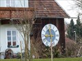 Image for Uhr an einer Scheune - Laufen, Lk Berchtesgadener Land, Bayern, D