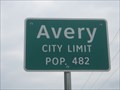 Image for Avery, TX - Population 482