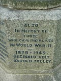Image for WWII Memorial, St Lawrence Church, Lindridge, Worcestershire, England