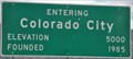 Image for Colorado City ~ Elevation 5000 Feet