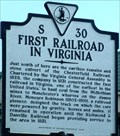 Image for First Railroad in Virginia