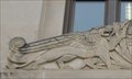 Image for Winged lion-eagle sphinxes -- US Courthouse, 401 N Main St, Wichita KS