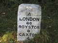 Image for A1198 Milestone - Near Wimpole, Cambridgeshire, UK