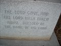 Image for Job 1:21 - Resurrection Mem. Cemetery - Oklahoma City, OK