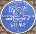 Image for Sir Norman Lockyer - Penywern Road, London, UK