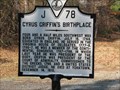 Image for Cyrus Griffins Birthplace