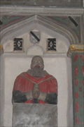 Image for Memorial to  Jeremiah Radcliffe, Church of St Andrew, Orwell, Cambridgeshire.