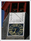 Image for Sundial on city hall of Damme-Bruges-Belgium