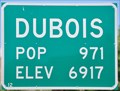 Image for Dubois, Wyoming ~ Population 971
