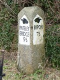 Image for Ripley, Mile sign cut mark