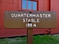 Image for Quartermaster Stable - 1884 - Davenport, WA