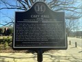 Image for Cary Hall - Built 1940 - A Memorial to Dr. Charles Allen Cary (1861-1935) - Auburn, AL