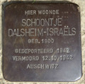 Image for Stolpersteine Schoontje Dalsheim-Israëls - Valthermond NL