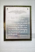 Image for Constitution of the United States - First Amendment - Woonsocket, Rhode Island