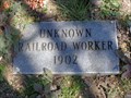 Image for Unknown Railroad Worker - Ozro Cemetery - Near Maypearl, TX
