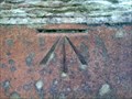 Image for Cut bench mark on St Bartholemew Church, Cross in Hand, Sussex.