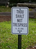 Image for Not Your Usual No Trespassing Sign - Jacksonville, FL