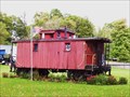 Image for Cupola Caboose in side yard in Kinsman, Ohio