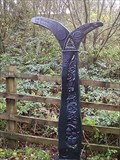 Image for Cyclepath Sign, Granite Way near Meldon, Devon UK