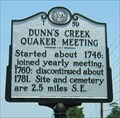 Image for Dunn's Creek Quaker Meeting, Marker I-59