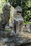 Image for Guardian Lion Statues - Angkor, Cambodia
