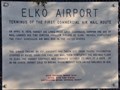 Image for Elko Airport (Terminus of the First Commercial Air Mail Route)