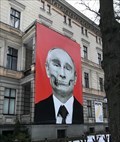 Image for 'Death's head' Putin gazes into the inferno – and the Russian embassy - Riga, Latvia