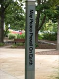 Image for YSU Peace Pole ~ Youngstown, Ohio 