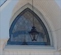 Image for Stained Glass Window above the front door -Fork United Methodist Church - Fork MD