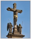 Image for Stone Cross in front of Assumption of Our Lady Church, Šedivec (East Bohemia), Czech Republic