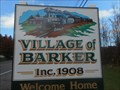 Image for Village of Barker - "Welcome Home" - Barker, NY