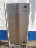 Image for Placa da Ermida de S. Gregório - [Borba, Évora, Portugal]