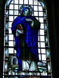 Image for Saint Non -  Stained Glass Window - St. David's, Wales, Great Britain.