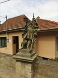 Image for The statues of St. Florian and of St. Wendelin - Racice-Pistovice, Czech Republic