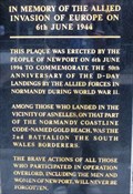 Image for Allied Invasion of Europe Memorial - Newport, Gwent, Wales.