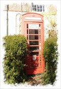 Image for Red Telephone Box - Northbourne Road, Northbourne, Kent, UK.