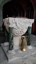 Image for Norman Font - St Newlyna - St Newlyn East, Cornwall