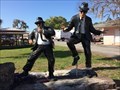 Image for Dunnellon’s Blues Brothers statues restored after vandalism - Dunnellon, Florida, USA