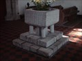 Image for Stone Font in St James' Church, Cooling, Kent UK