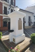 Image for Fuente conmemorativa en la plaza de la Constitución - Riogordo, Málaga, España