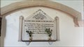 Image for Memorial tablet - St Peter - Thorington, Suffolk