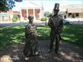 Image for "Out of Court," Lincoln and Mrs. Goings Sculpture - Metamora, IL