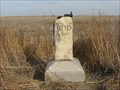 Image for BOD marker 3 miles east and 1/2 mile north of Fort Wallace Cemetery