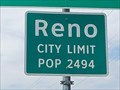 Image for Reno, TX - Population 2494