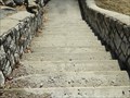Image for Limestone Stairs, - Excelsior Springs Hall of Waters Commercial East Historic District - Excelsior Springs, Missouri