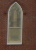 Image for Stained Glass Window in the front of the Church of the Messiah - Mount Airy MD