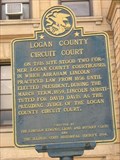 Image for Logan County Circuit Court marker - Lincoln, IL