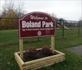 Image for Boland Park Sign - Johnson City, NY